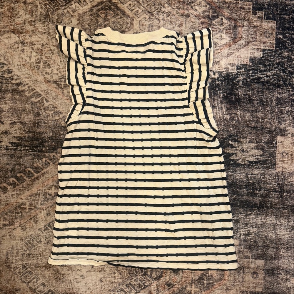 Nation LTD Black and Cream Striped Paulette Top - Picture 4 of 4